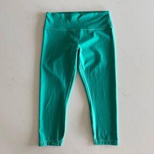 lululemon wunder train 23” maldives green